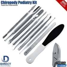 Podiatry Kit Ingrown Nail Clipper Cleaner Manicure Pedicure Cuticle Remover Tool