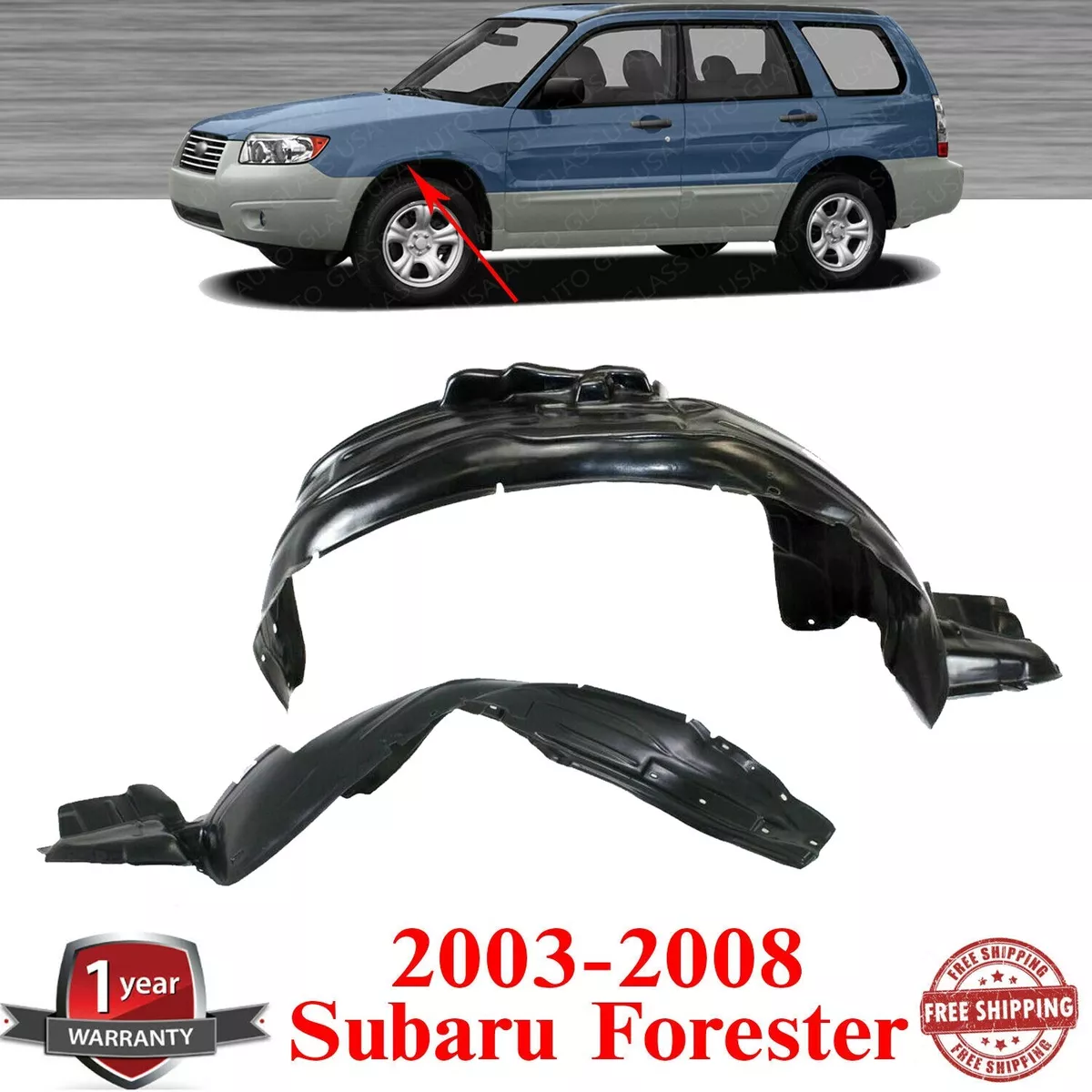 2008 subaru forester front on sale bumper