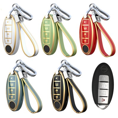 TPU Car Remote Key Fob Cover Case 4 Button For Nissan Altima Maxima Murano Rogue