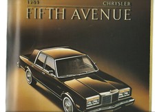 1984 Chrysler Fifth Avenue brochure