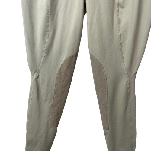 Kerrits Riding Legging Breeches Pants Tan Faux Suede Equestrian Large - Picture 4 of 10