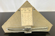 1936 Nu-Dell Tie rack with style chart