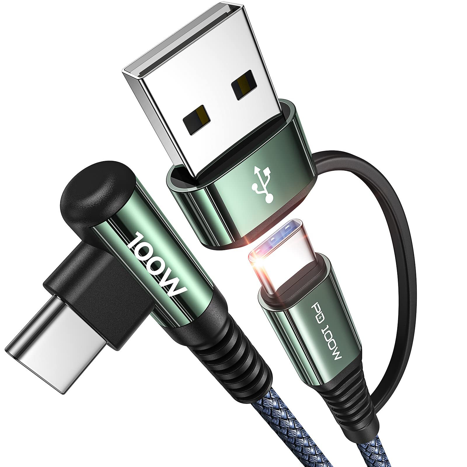 AINOPE USB C Cable 100W 10FT Long Type C Charger Cable for iPhone 15 Fast Cha...