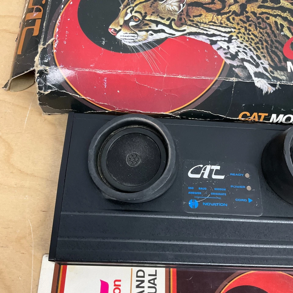 Vintage Novation CAT Modem, No Power Supply w/ Original Box - Image 2 of 4