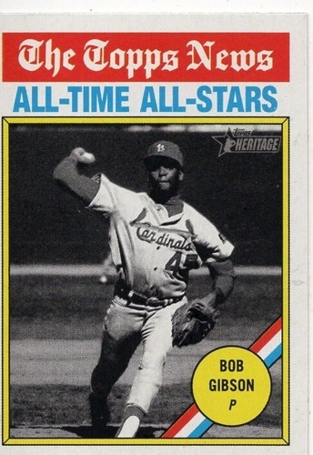 2025 Topps Heritage #342 Bob Gibson | Baseball Card