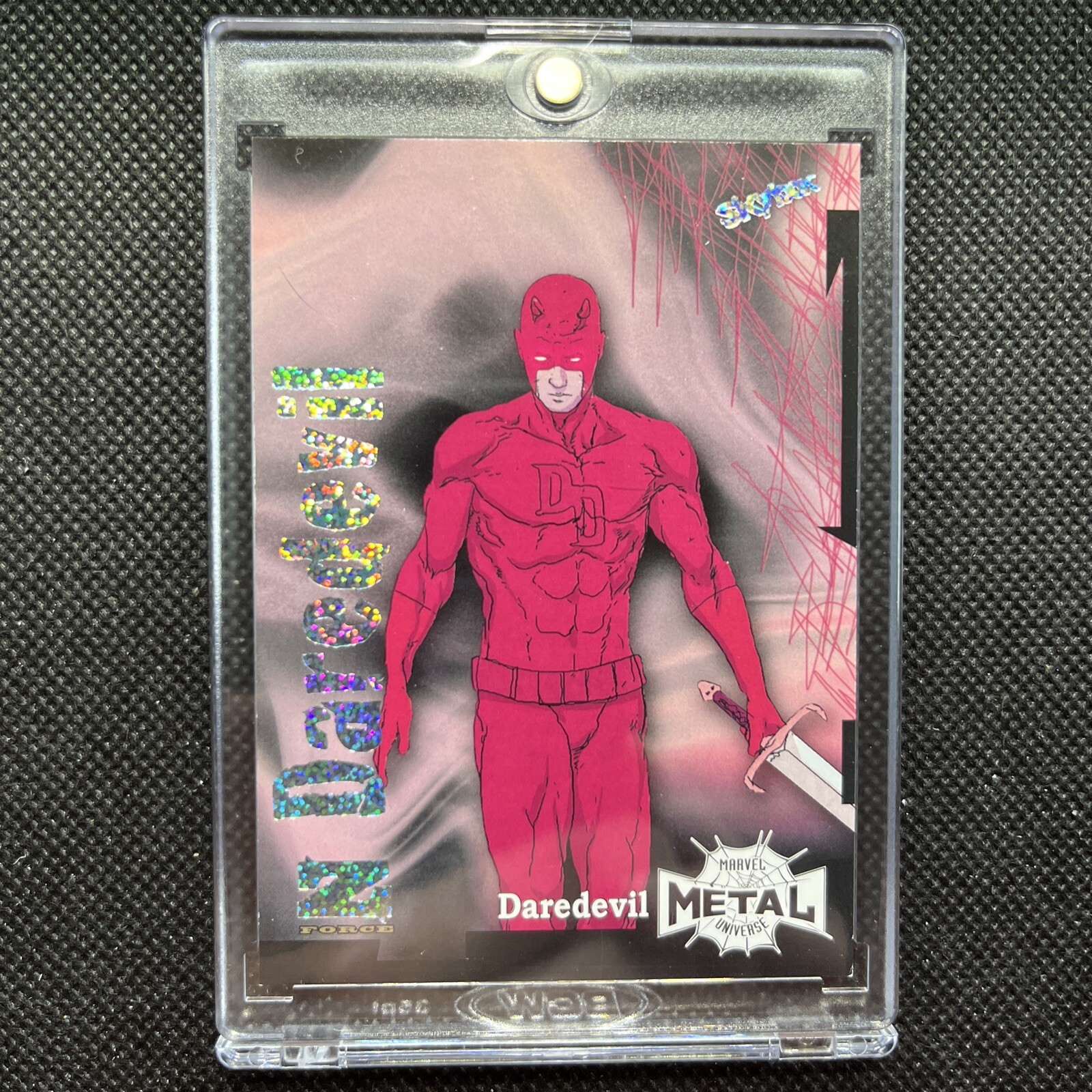 🔥2021 Marvel Metal Universe Spider-Man Z-Force Rave #Z-9 Daredevil /100 SSP🔥