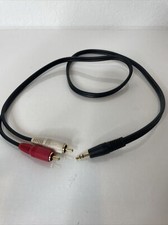 3.5mm Stereo Male Plug to Dual RCA Male Plugs Audio Splitter Y Adapter Cable A14