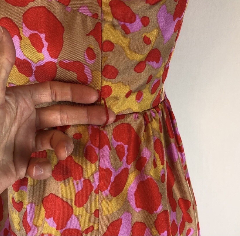 julie brown silk dress Julie Brown NWT Navy PREPPY PALM Silk Print Dress Size 2 main image 1