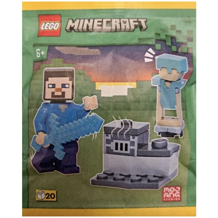 乐高 Minecraft Steve 带钻石盔甲纸袋 662317(密封)