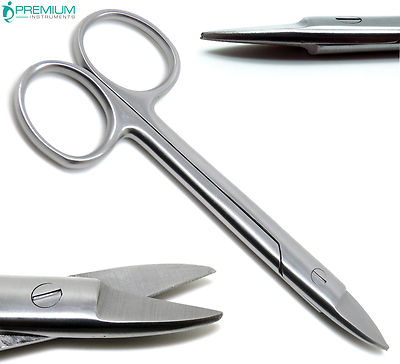 Dental Straight Crown Scissors 4.5'' Wire Cutting Orthodontics Steel Instruments