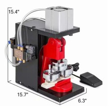 110V Pneumatic Badge Machine Button Maker Round Badge Making with 44mm Mold