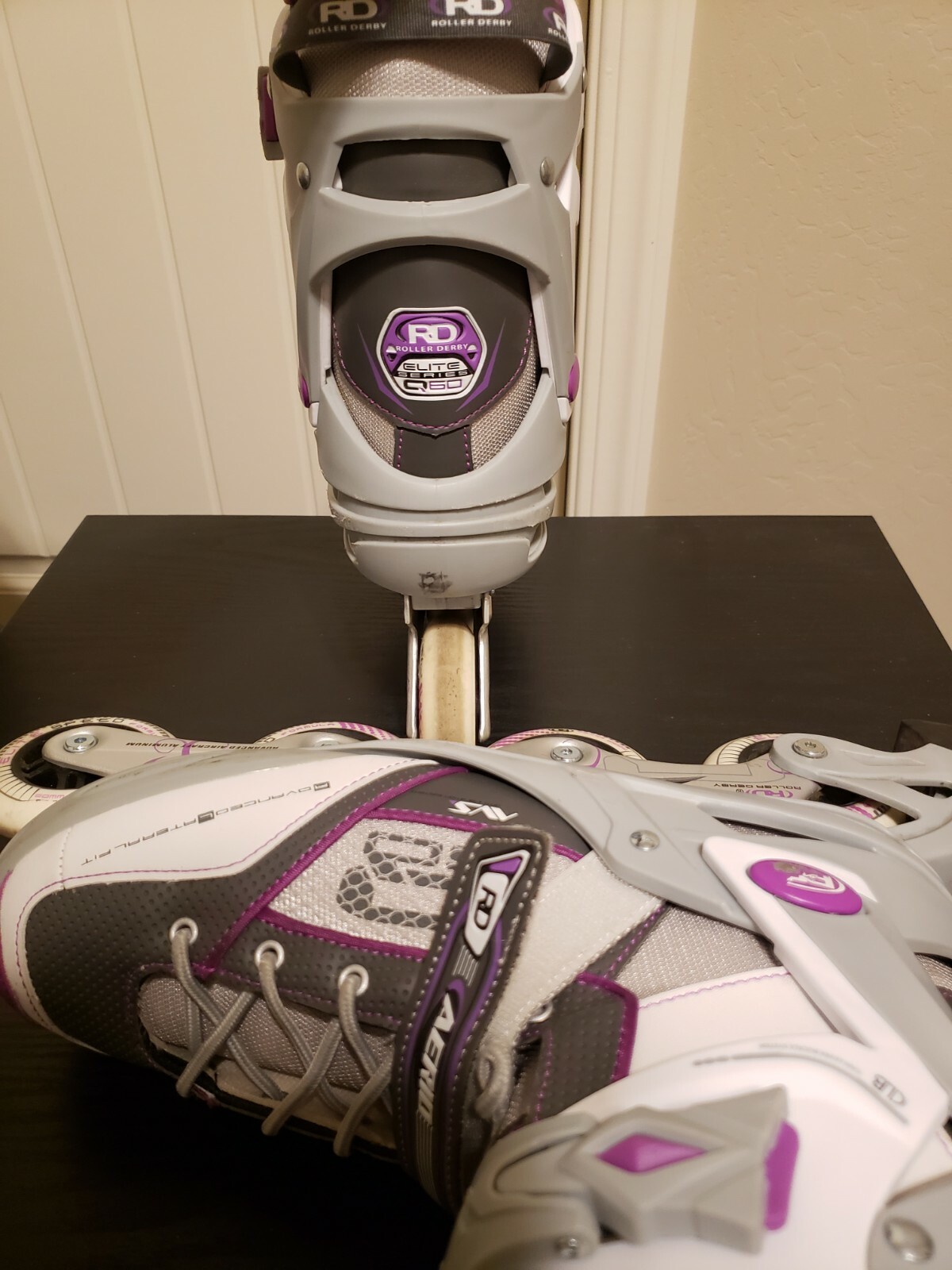 Roller Derby Aerio Elite Series Q60 Inline Skates Preowned Wmn Sz10
