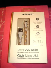 Merkury Micro USB Cable 5Ft
