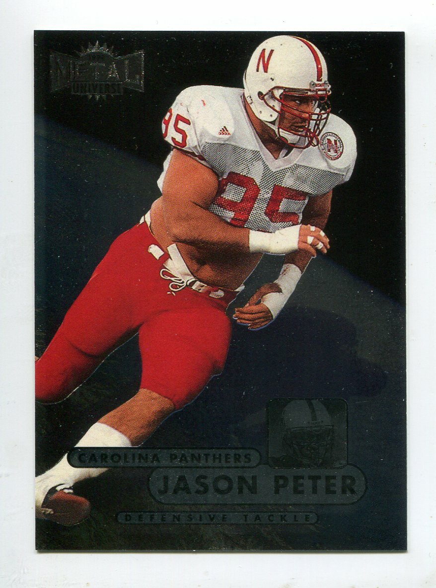 1998 Metal #182 Jason Peter Nebraska Cornhuskers Rookie