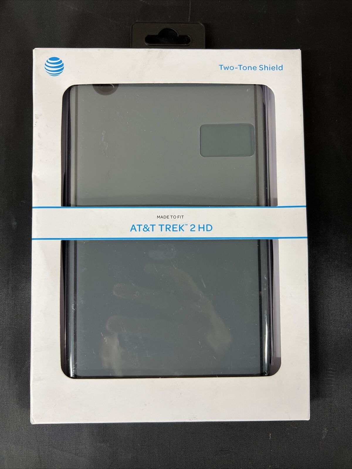AT&T TREK 2HD Two Tone Shield Quickcell Tablet Modern Design ECO Friendly Gray..