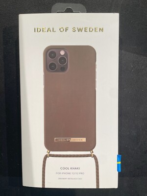 iDeal of Sweden Necklace Case für iPhone 12/12 Pro Cool Khaki Handyhülle Kordel