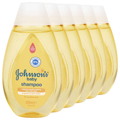 (14,72 EUR/l) 6x Johnson's Baby Shampoo 300ml