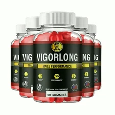 5-Pack VigorLong Gummies for Mens Health – Vigor Long Male Gummies - 300 Gummies