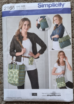 Simplicity Pattern 2168 Tasche in 4 Varianten Einheitsgröße