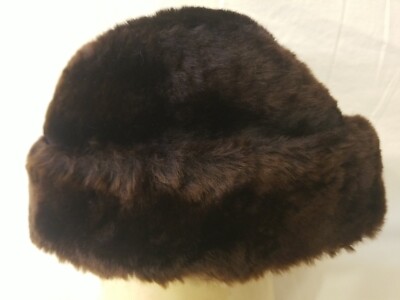 Vintage Gerb  Canadian Real Fur Headwear Vintage Gerb of Canada Brown Winter Hat | eBay main image 3