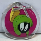 Vintage 1996 Dale Tiffany Glass Looney Tunes Martian Sun Catcher Ornament 4.5”
