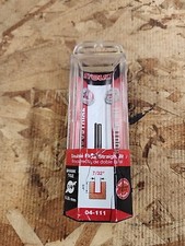 New Freud 04-111 7/32" Double Flute Straight Bit, 1/4" Shank