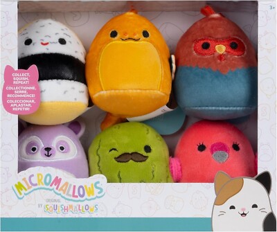 Micromallows 6er Pack Charles, Onel, Mo, Cookie, Reed & Layla - Neu