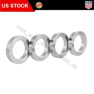 Fit Your Outdoor Fun Durable Stainless Steel Rotating Foldable Clasp Rings  X4