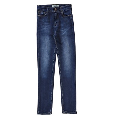 Fat Face dunkelblau Super Skinny Denim Jeans UK Damen 8 W26 L28 G729