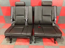 07-14 Gm Suv Escalade 3rd Third Row Complete Black Leather Seat Set Lh Rh Nice 07-14 Gm Suv Escalade 3rd Third Row Complete Black Leather Seat Set Lh Rh Nice