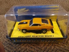 Auto World Johnny Lighting Ford Mustang Mach 1 428 THUNDER JET SLOT CAR NIB