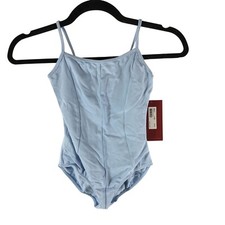 Mirella Girls Camisole Leotard Dance Gymnastics Blue 8-10