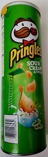 NEW PRINGLES SOUR CREAM  ONION FLAVORED POTATO CHIPS 5.5 OZ