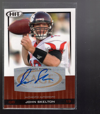B7447- 2010 SAGE Hit Autogramme #A91 John Skelton Auto - Nm-Mt