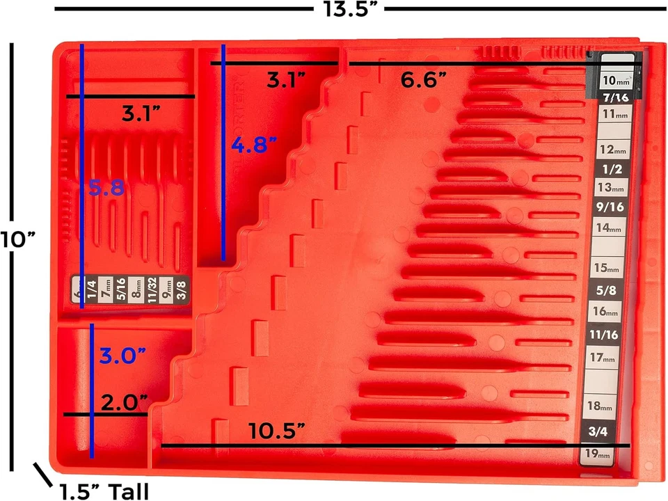 Organizador de chaves - Vermelho - Imagem 3 de 4