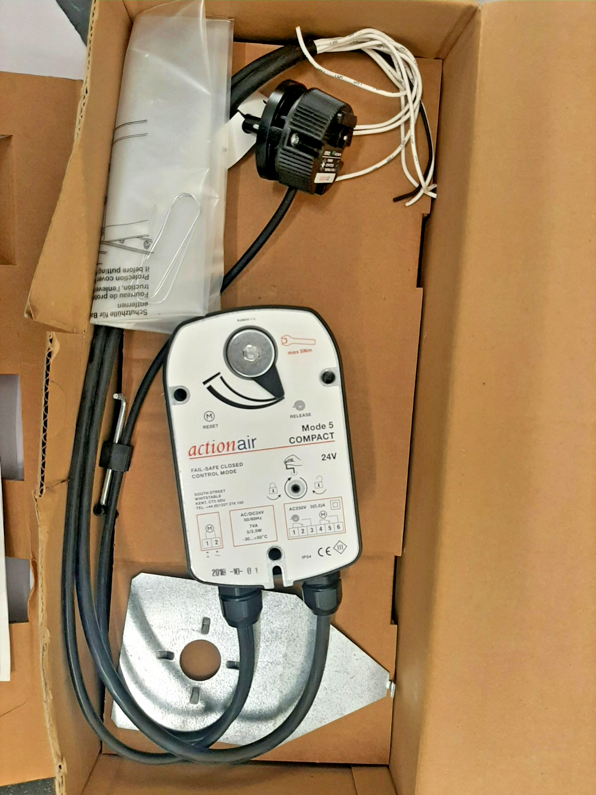 ActionAir Mode 5 24v Smoke Shield Actuator RAM24-1-L for Marine Fire ...