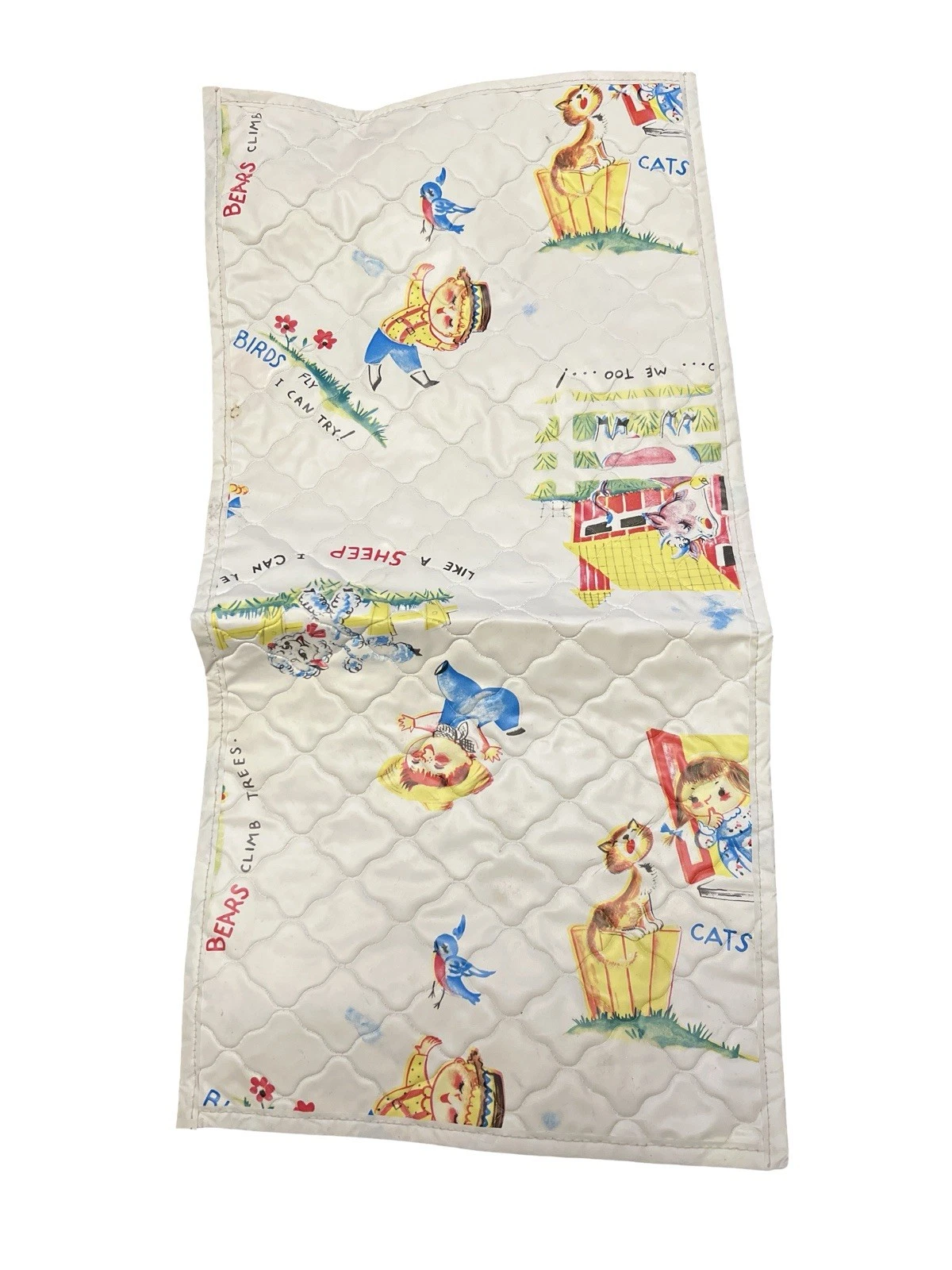 Vintage 1960’s Baby Changing Mat Lap Pad
Opens in a new window or tab