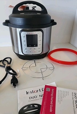 Instant Pot Duo Nova Mini Pressure Cooker Qt w/ Extras TESTED