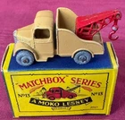 Moko Lesney Matchbox No 13 Bedford Wrecker Truck W/ original box
