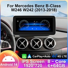 10.25" Android 14 Autoradio CarPlay 64GB F&uuml;r Mercedes B-Klasse W246/W242 NTG4.5