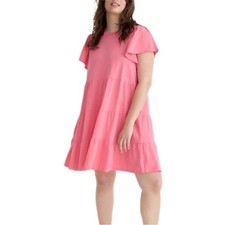 NWT J Crew Knit broken-in jersey tiered mini dress XS