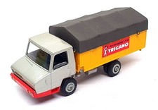 Solido 1/50 Scale 307 - Berliet Fourgon Stradair Trigano Truck - Silver/Yellow