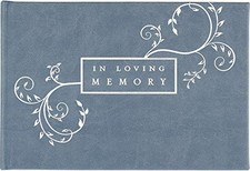 IN LOVING MEMORY GUEST BOOK (MEMORIAL BOOK, FUNERAL BOOK) By Peter Pauper Press