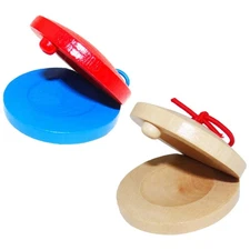 Wooden Castanets Kid Wooden Castanet Funny Hand Castanets Spanish
