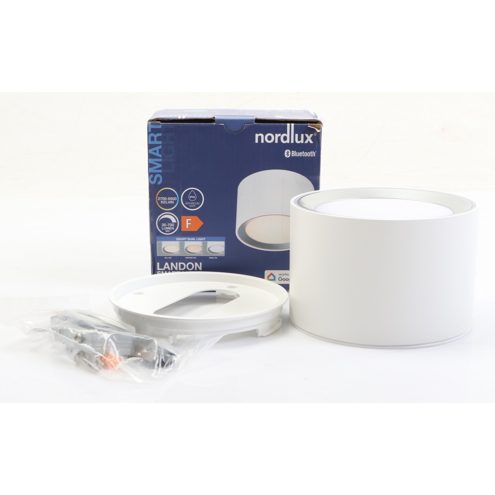 Nordlux Landon Smart Ceiling Light LED IP44 700L... + Defect (278090)
