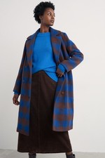Seasalt Women's Regular Budock Wool-Blend Coat Make Do And Harbour Ink
