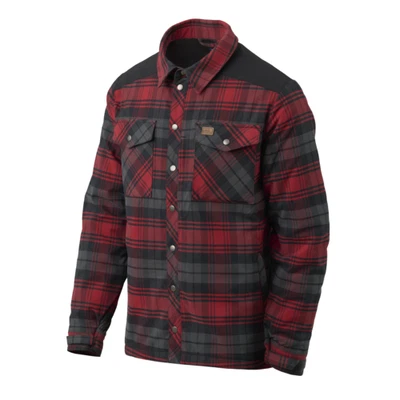 HELIKON-TEX Helikon Tex Winter Warden Shirt Freizeit Hemd Lumberjack Slate Crimson Plaid