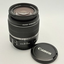 Canon EF-S 18-55mm f/3.5-5.6 IS Zoom Lens with F&R Lens Caps *Manual Focus Only*