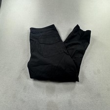 Roark Pants Mens 38 Black Layover Traveler Stretch Hiking Drawstring Camp