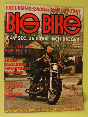 Big Bike Magazine June 1975 Vintage Touring High-Performance Motorcycles